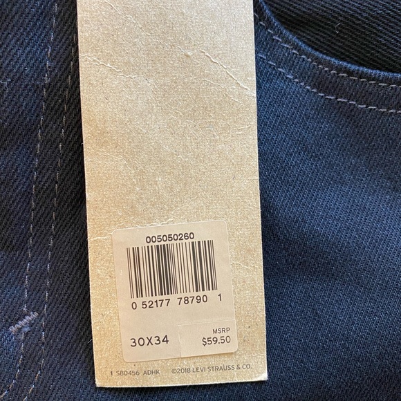 Levi’s Mens 505 Black jean - Picture 6 of 6